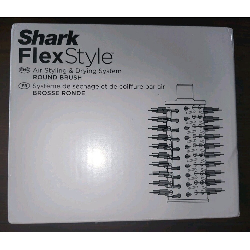 New Shark FlexStyle Round Brush Attachment Stone XSKHD4RBA Genuine OEM NIB